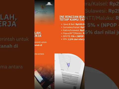 Ini Dia Biaya Yang Dibutuhkan Dalam Program PTSL!!