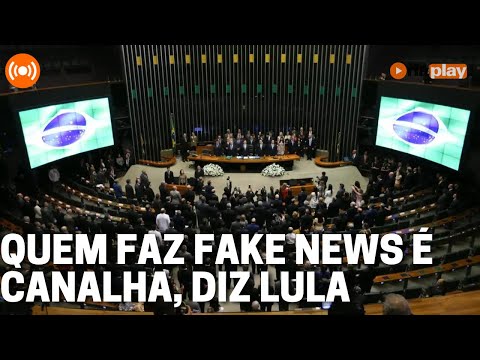 Quem faz fake news é canalha, diz Lula | Debate na Redação 