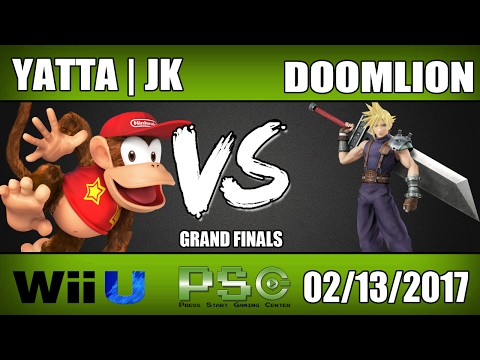 Yatta | JK (Diddy Kong/Sheik/Bayonetta) vs Doomlion (Cloud) - Wii U Grand Finals - S4M