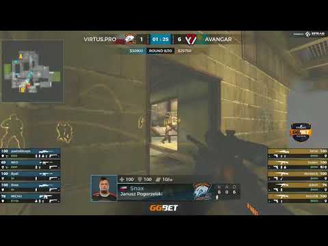 GG:ORIGIN Virtus.pro vs AVANGAR  3 KILL AWP SNAX