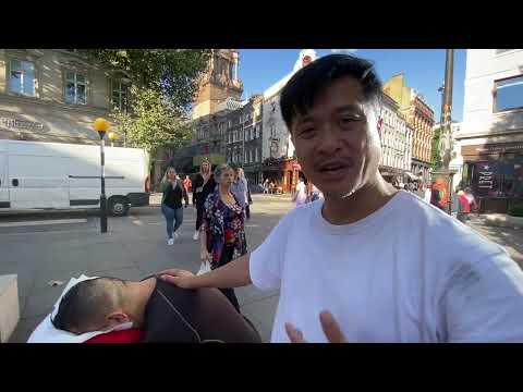 Helping Ivan from Peru - Pay It Forward - Free Chair Massage #asmr #massage #master #taochikai