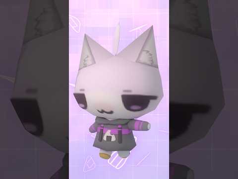 #ねこまたさん はじめました😸✦ #ホロライブ #猫又おかゆ #デタバレネコ #3D #ローポリ thumbnail
