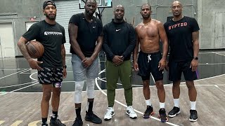 DRAYMOND GREEN and  CP3 WORKING OUT TOGETHER