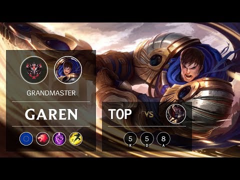 Garen Top vs Darius - Jimmy VVanker - EUW Grandmaster Patch 9.9