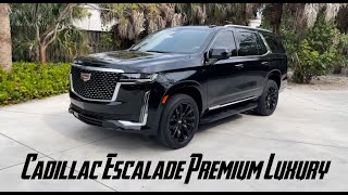 2021 Cadillac Escalade Premium Luxury Review, Exhaust, interior, & POV Test Drive