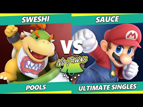 No Jawns 2 - Sweshi (Bowser Jr) Vs. SAUCE (Mario) SSBU Ultimate Tournament