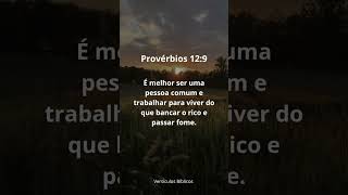 Louvado é o nosso Senhor Jesus Cristo.  Provérbios Capitulo 12 Versículo 9