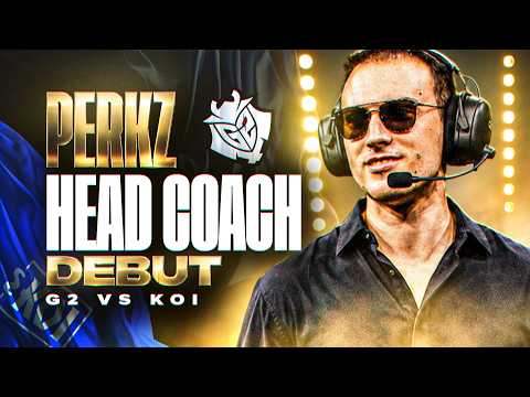 PERKZ HEAD COACH DEBUT - G2 VS MKOI - LEC SUMMER 2026