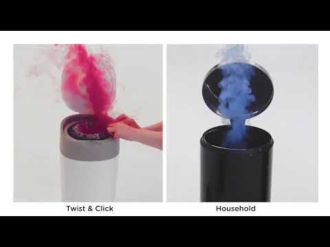 Tommee Tippee Twist & Click, Advanced Nappy Disposal Bin Sangenic Tec