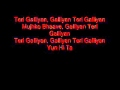 galiyaan unplugged karaoke with lyrics 