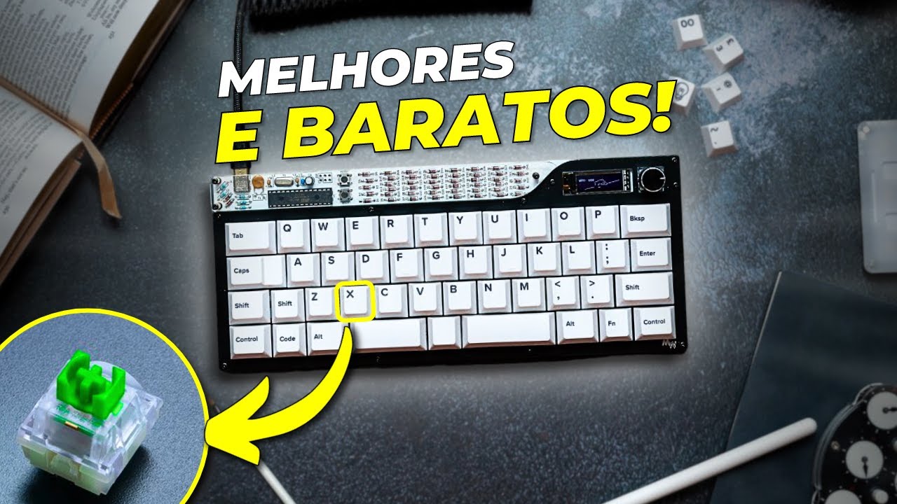 TOP 7 MELHOR Teclado Mecânico BOM e BARATO Melhor Custo Benefício 2024