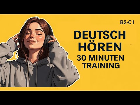 German Podcast B2 C1 | With 4 current topics for improving listening comprehension, understanding...