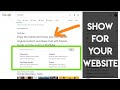 Sitelink Search Box Show for Your Website in Google