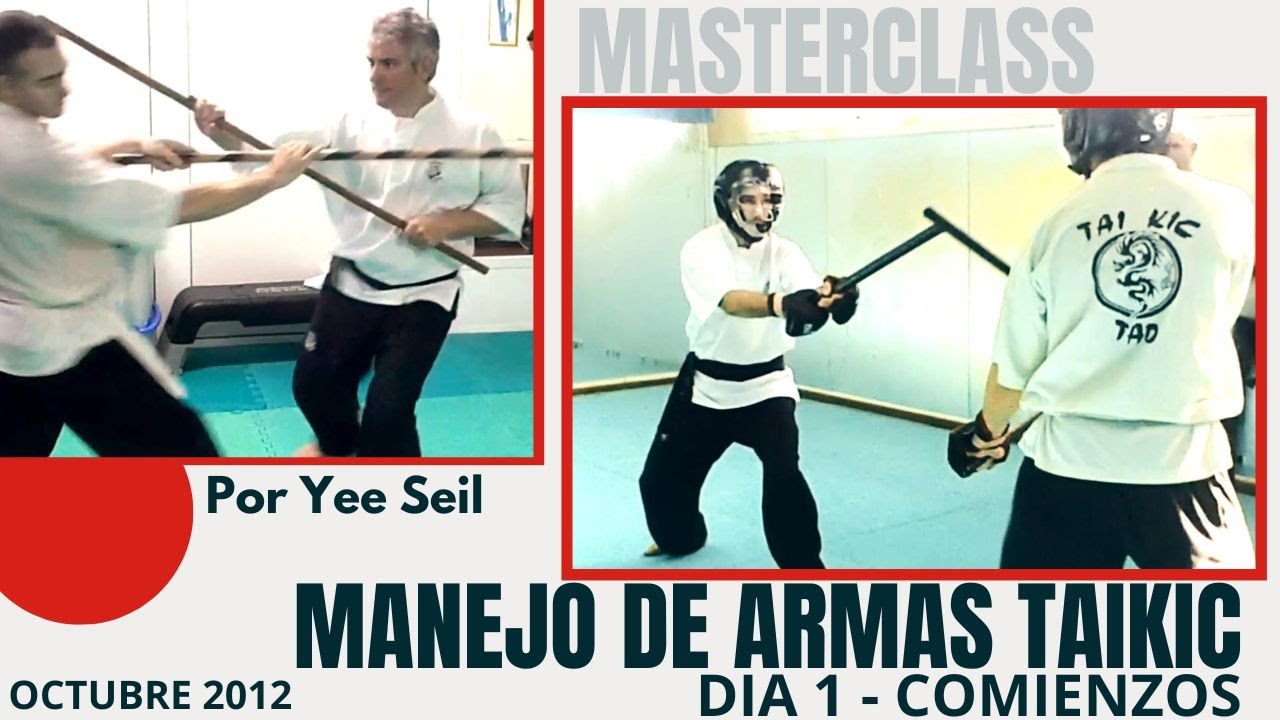 MANEJO DE ARMAS TAIKIC - DIA 1  - MATERCLASS  - POR YEE SEIL