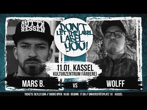 Wolff vs Mars B. // DLTLLY RapBattle (Kassel) // 2020