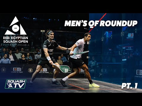 Squash: CIB Egyptian Squash Open 2020 - Men's QF Roundup [Pt.1]