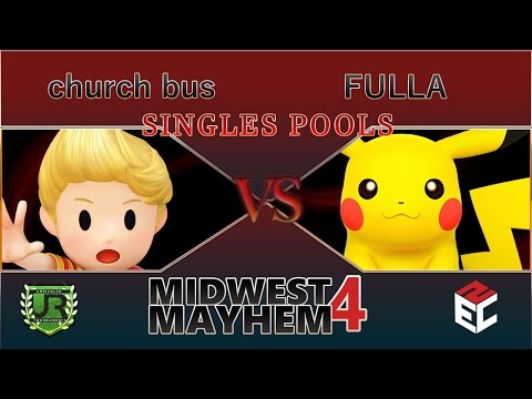Midwest Mayhem 4  SINGLES POOLS - church bus (Lucas) vs FULLA (Pikachu)