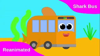 Shark Bus Song Reanimated on Google Slides | Baby Shark Bus Song | Pinkfong Bus Songs