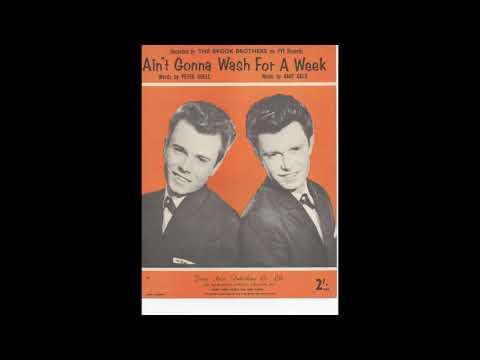 AIN'T GONNA WASH FOR A WEEK BROOK BROTHERS DES