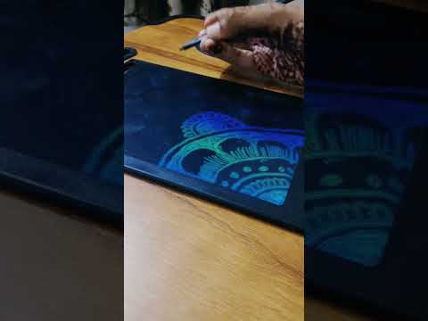 mundala art on LCD panel #mundala #astheticartandcraft