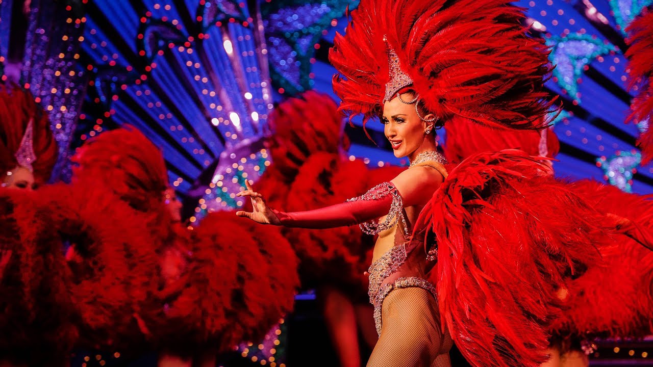 Catch a glimpse into Moulin Rouge show.