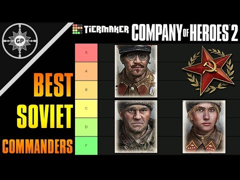 Best COH2 Soviet Commanders Ranked