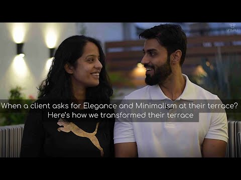 Pallavi & Jitesh — elegance, minimalism, their terrace