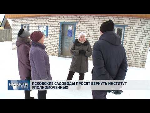 22.01.2019 / Псковские садоводы просят вернуть институт уполномоченных