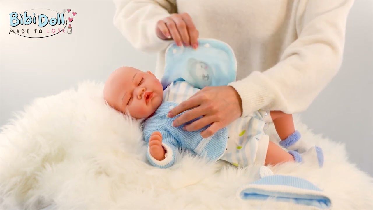 Reborn Baby Boy Doll with Open Eyes