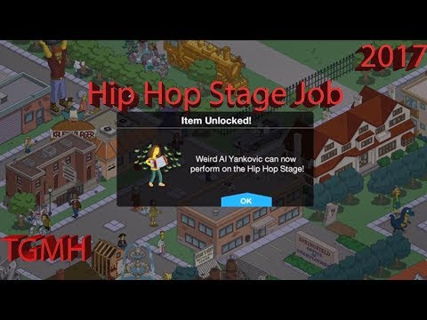 The Simpsons Tapped Out  Hip Hop Stage Job  Homerpalooza Event 2017