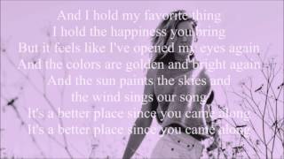 Better Place - Rachel Platten (Lyrics)