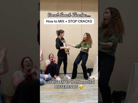 Vocal Coach Teaches How to STOP Voice Cracks 🎤 | Learn Mix Voice Fast