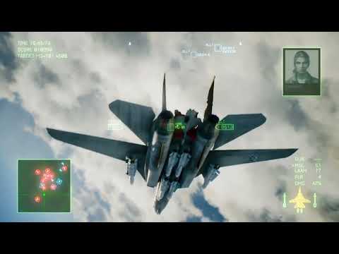 Ace Combat 7: mission 3 - Two-pronged Strategy (DLC Run)