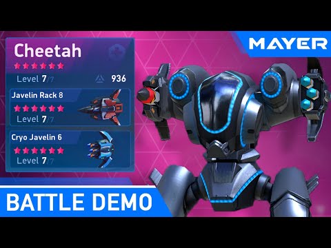 Javelin Rack 8 🚀 Cryo Javelin 6 ❄️ Cheetah | Mech Arena