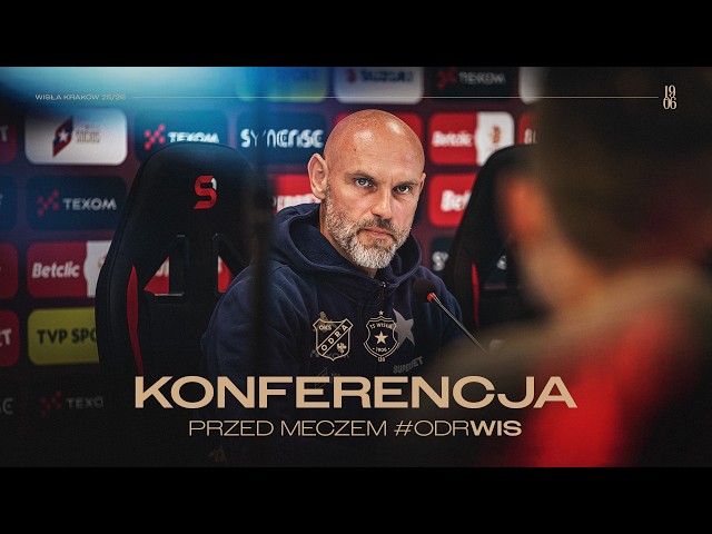 Konferencja prasowa przed meczem Odra Opole - Wisła Kraków - video