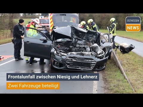 NIESIG: Frontalunfall zwischen Niesig und Lehnerz 🚑