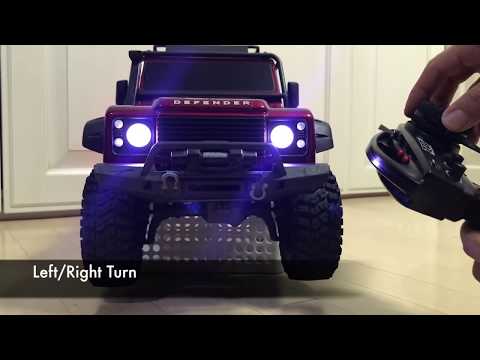 Traxxas TRX-4 Defender | Easily attach LED lamps for less than $ 20