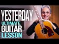 How To REALLY Play Yesterday Guitar Lesson - Galeazzo Frudua