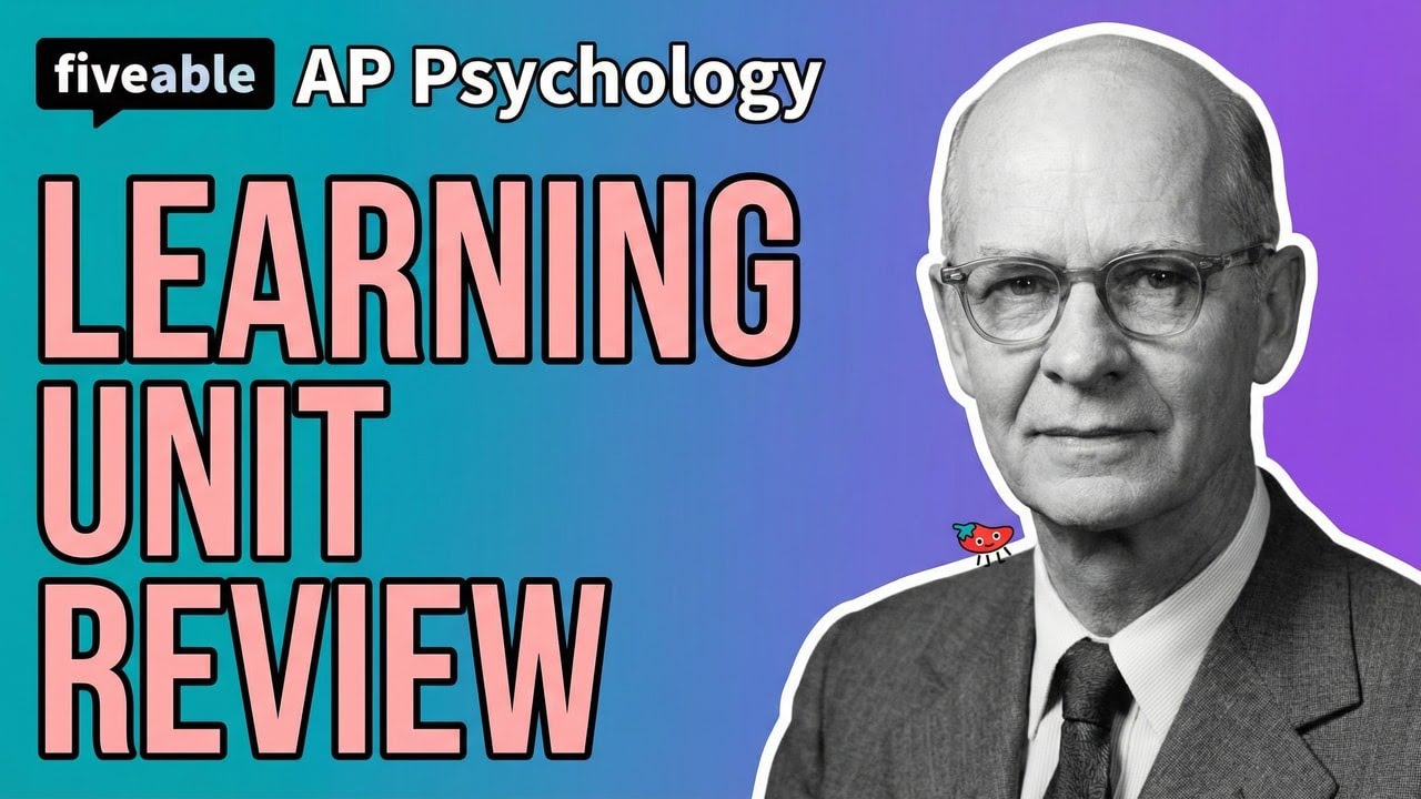 AP Psychology CRAM – Unit 4 Learning & Conditioning