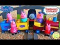 Thomas And Friends Toy Box Peppa Pig Surprise With Grampa S Little Train Railway Story