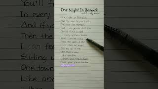 One Night In Bangkok ~ Murray Head #lyrics #oldsong #oldisgoldsongs #onenightinbangkok #music