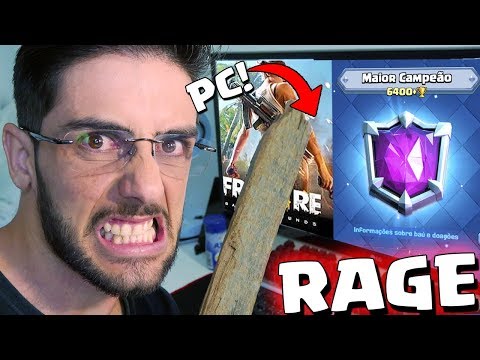 RAGE CLASH ROYALE NO PC!