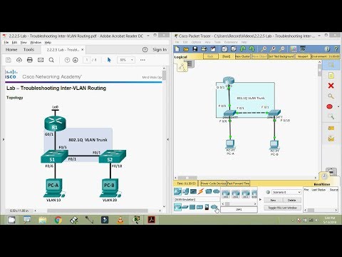 2.2.2.5 Lab - Troubleshooting Inter VLAN Routing