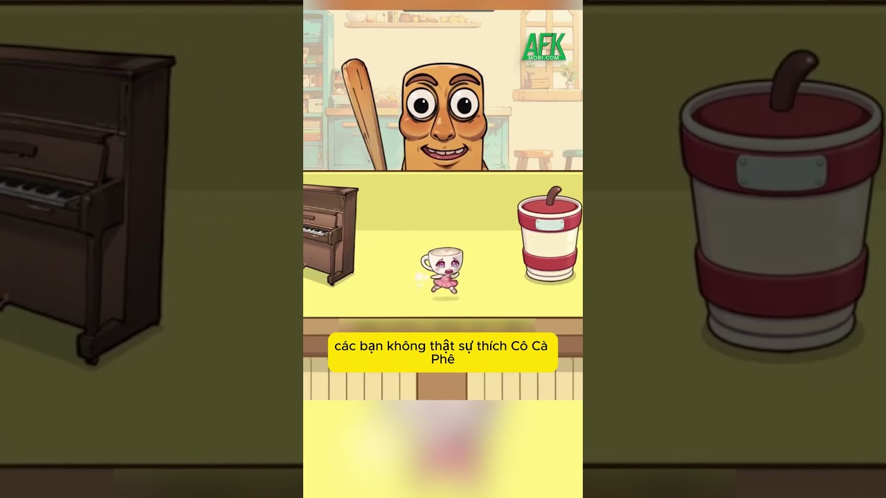 Giúp cô cà phê chạy trốn người que