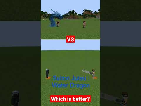 Moron - Which is better? old Naruto mod vs New Naruto mod #minecraft #naruto #narutomod