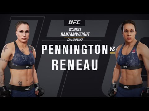 UFC 3 Gameplay Raquel Pennington vs Marion Reneau