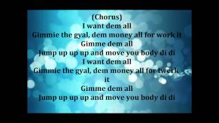 Sean Paul: Want dem all (lyrics) paroles