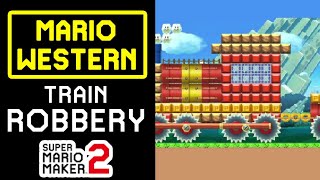 Express Railroad | Fun Traditional Train  Level  ― Super Mario Maker 2