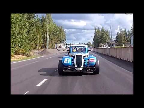 Vauhtiajot 2. finaali.  Lähtö 1  crash