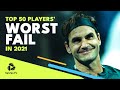 Every Top 50 ATP Tennis Players' WORST FAIL In 2021